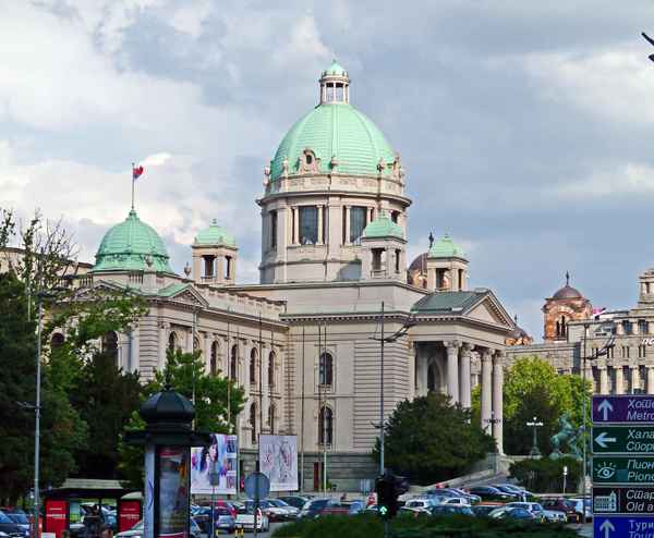 Belgrad - das Parlament von Serbien