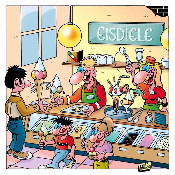 In der Eisdiele
