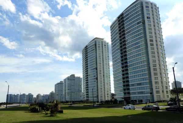 Hochhäuser von Punta del Este, Uruguay