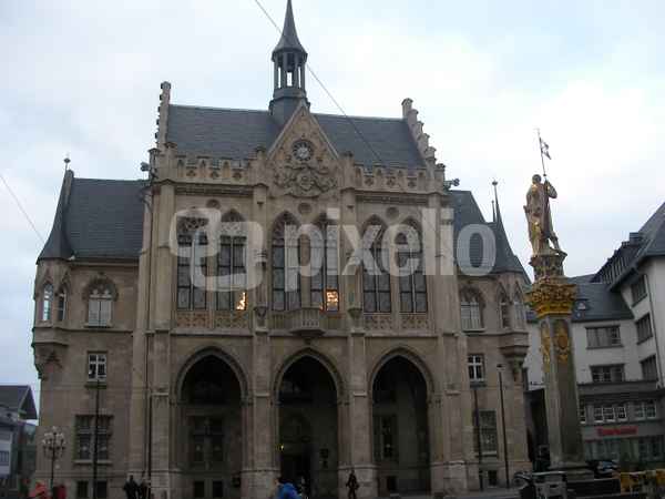 das Rathaus von Erfurt