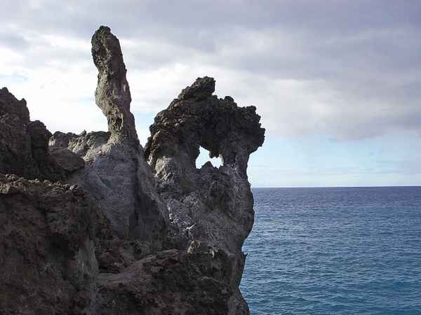 erstarrte Lava in Teneriffa