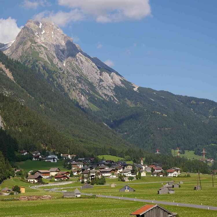 Postkartenidyll von Schnann am Arlberg