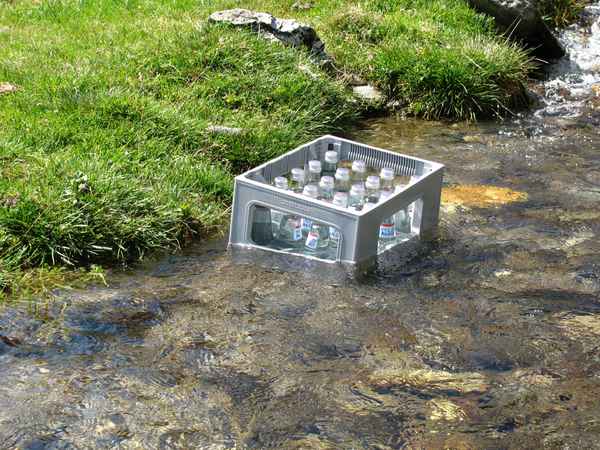 Mineralwasser - Naturgekühlt!