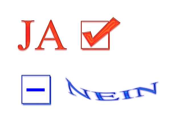 Ja oder Nein