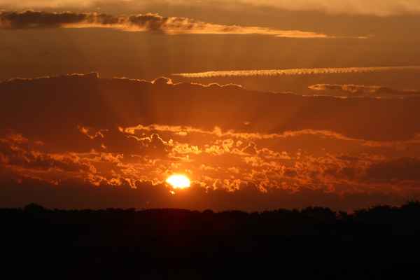 Sonnenuntergang bei Concarneau