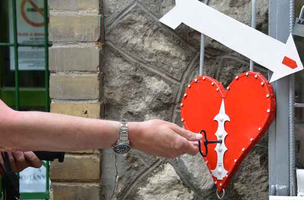 Der Schlüssel zum Herzen.......