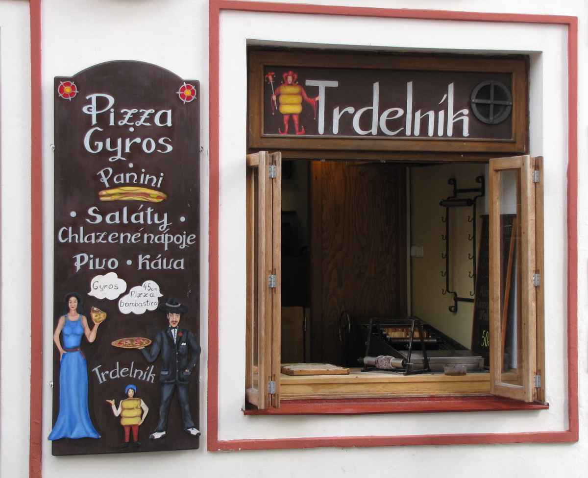 Trdelnik - Verkaufsstelle