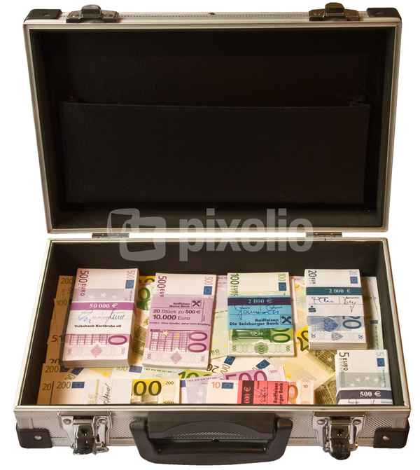 Koffer voller Geld