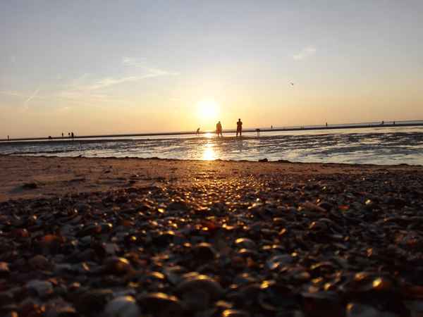 Sonnenuntergang am Strand