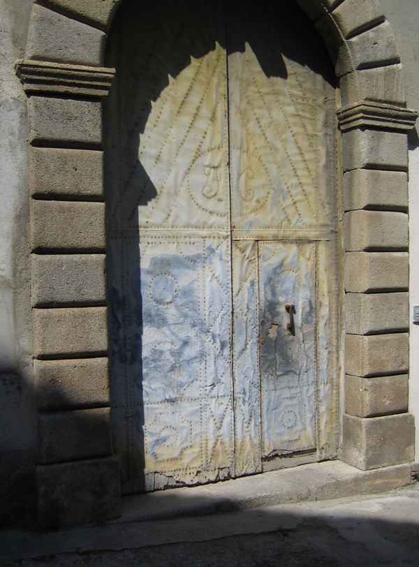 Haustür in Tropea