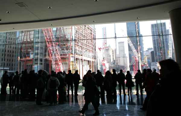 Ausblick auf Baustelle Ground Zero