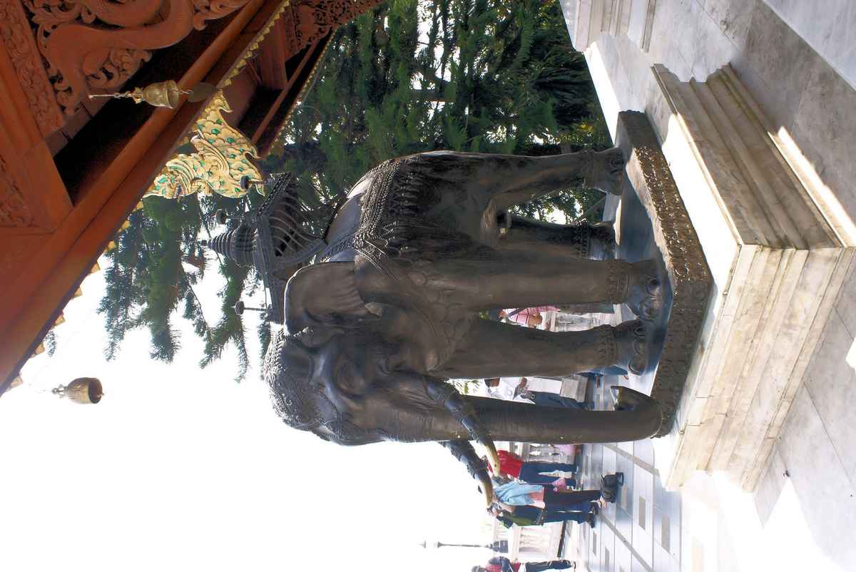 Der Chang im Tempelbereich