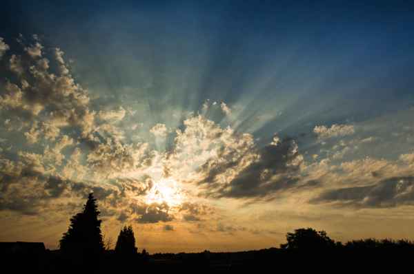 strahlende Mogensonne