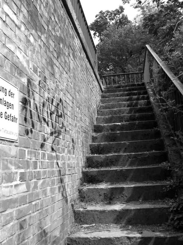 Treppe bei der Schleuse