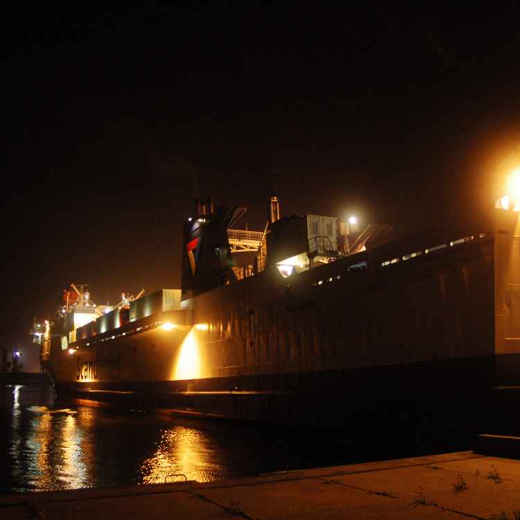 Fähre Ventpils Nacht 1