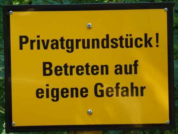 Privatgrundstück