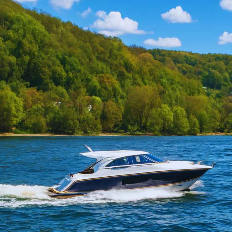 Boot auf dem Rhein