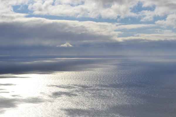 500 m über dem Atlantik