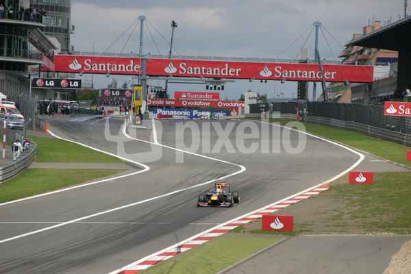 Vettel Start/Ziel-Gerade