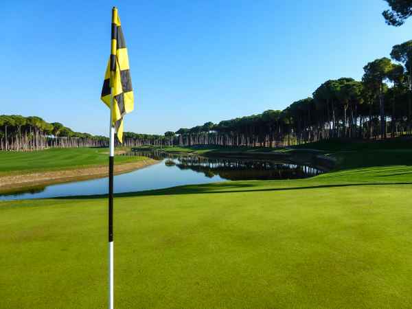 Grün 9 Carya Golf-Club, Belek