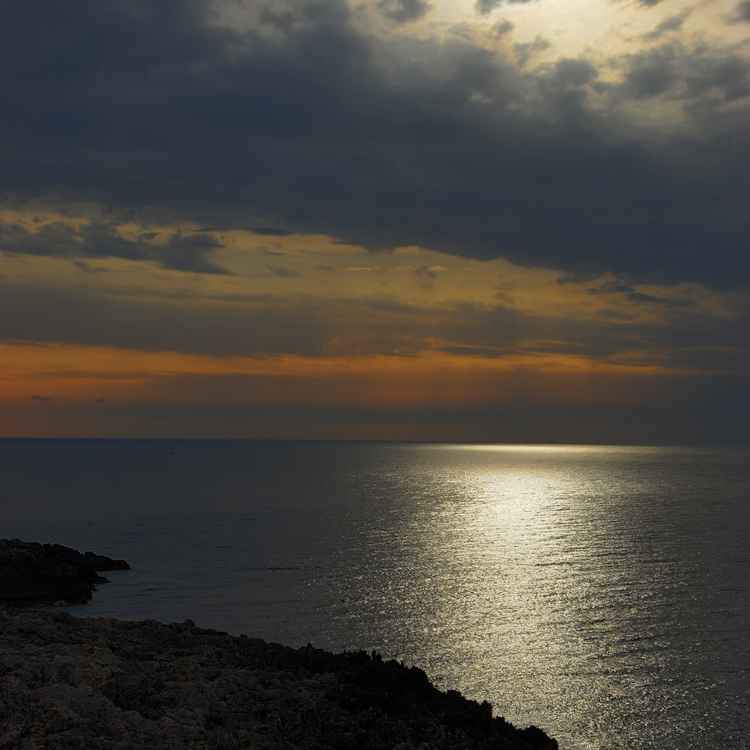 Sonnenuntergang am Nordkap von Zakynthos