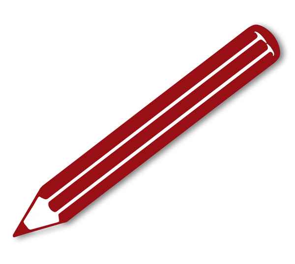 Grafik: Farbstift rot