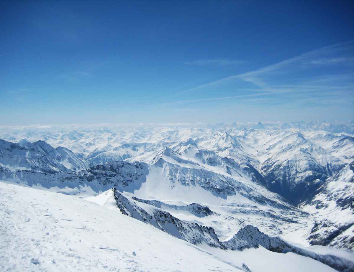 Alpen im Winter