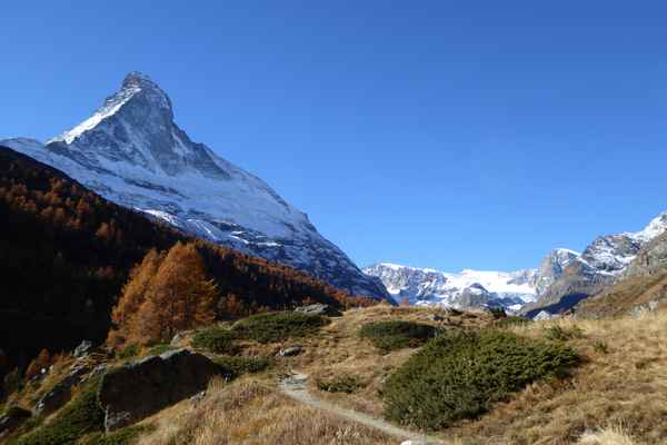 Matterhorn-Nordseite mit Zmuttgrat