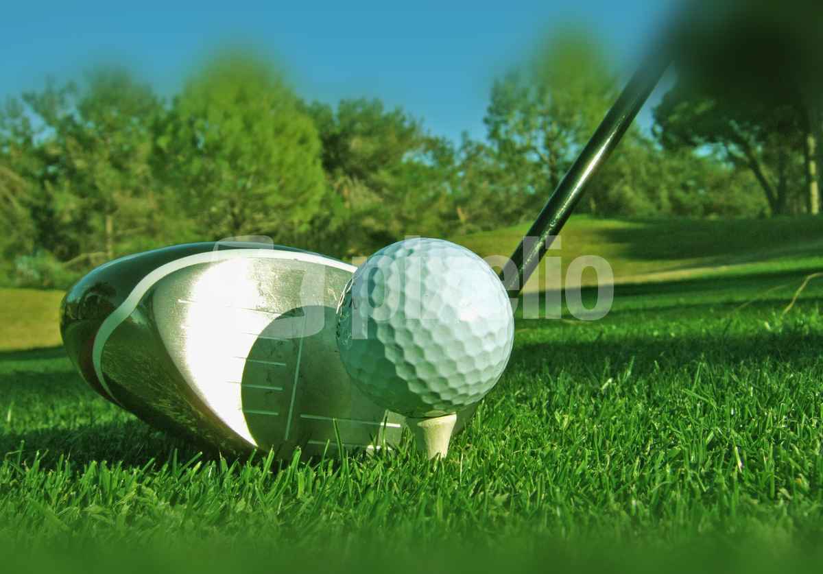 Golfschläger Driver, quer