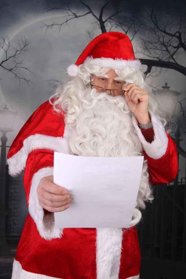 Wunschzettel an den Weihnachtsmann