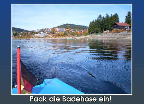 Aira's Postkarten - Pack' die Badehose ein!