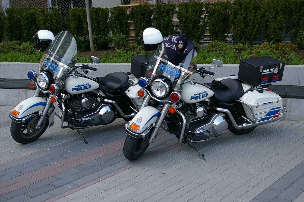 Polizei-Harley im Doppelpack
