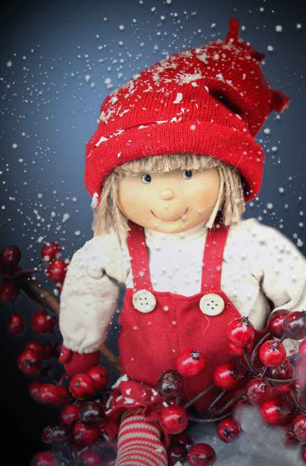 Ein Wichtel im Winter