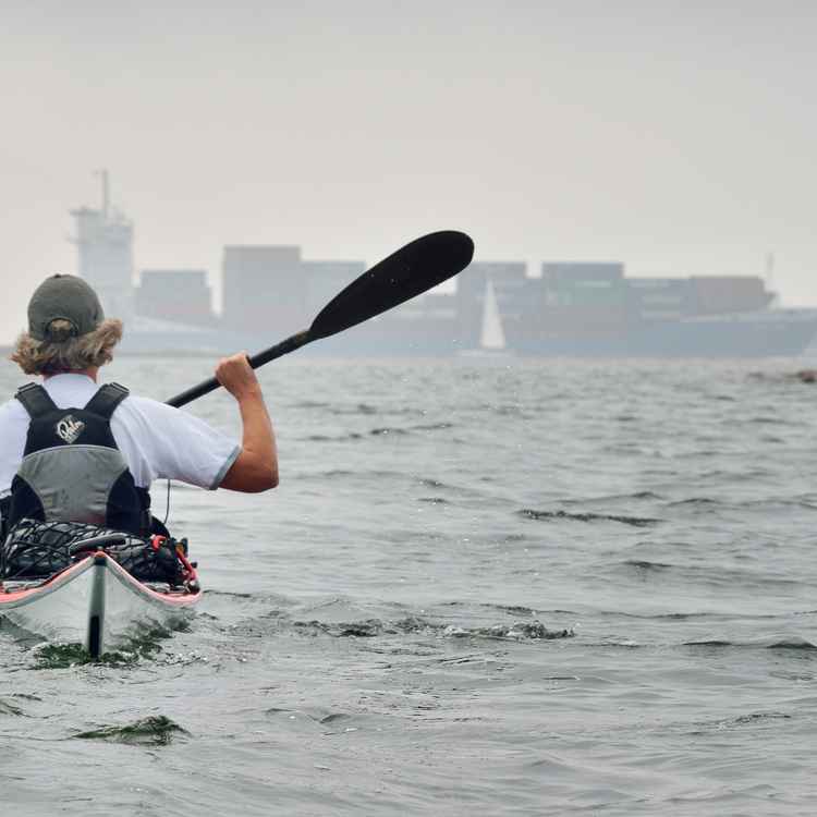 Mit dem Seekajak vor Stockholm