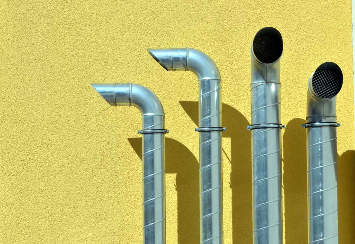 Zuluft und Abluft