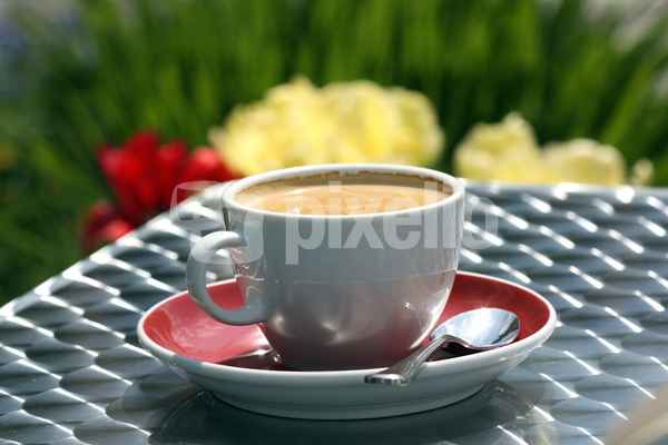 Kaffee im Freien