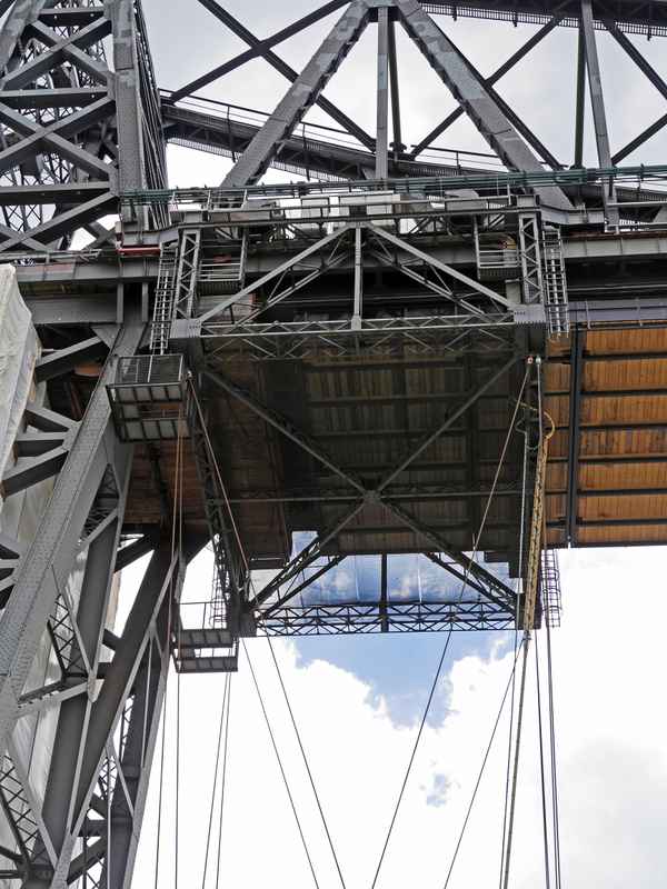 Die Rendsburger Hochbrücke . . . .