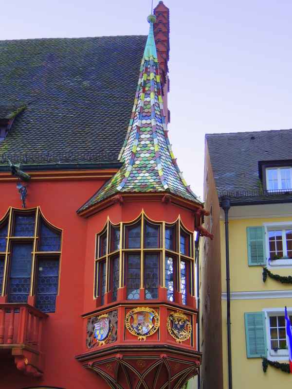 Erker vom historischen Kaufhaus