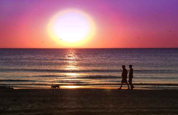 Lila Sonnenuntergang