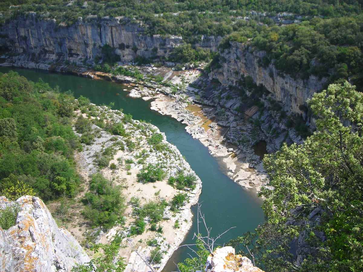 Ardeche von oben