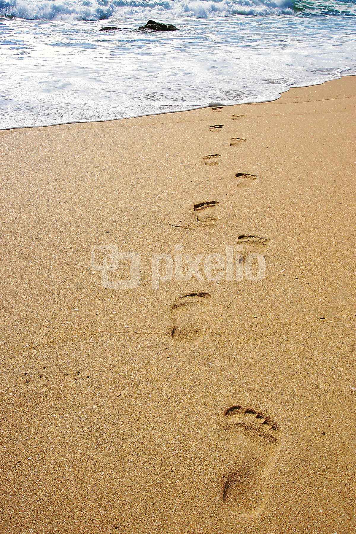 Spuren im Sand