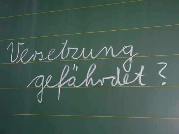 Versetzung gefährdet?