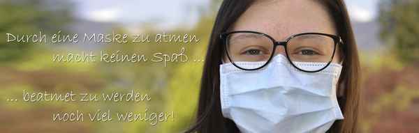Durch eine Maske zu atmen &#8230;