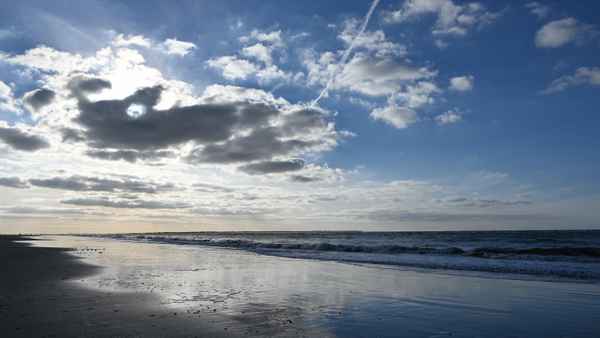 Nordsee im Gegenlicht