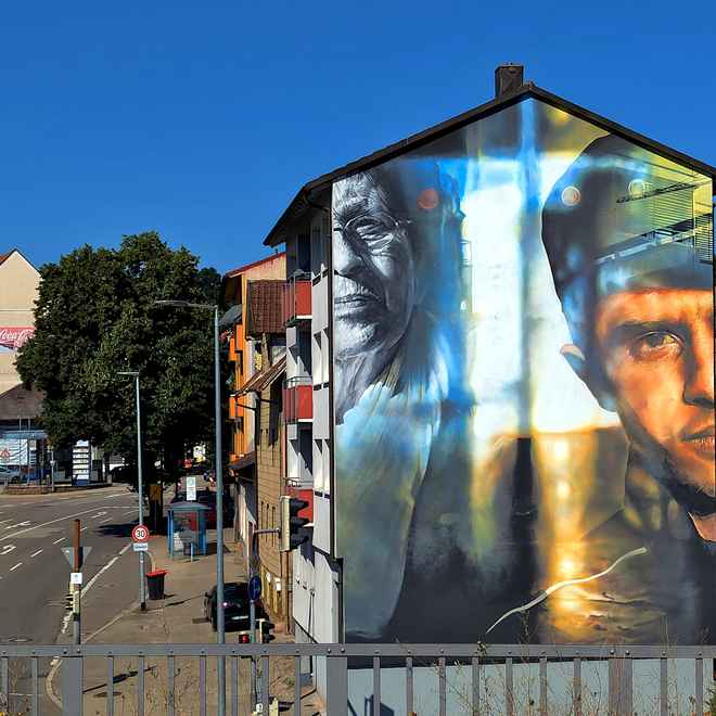 Guido van Helten - Mural