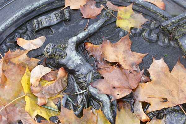 herbstlicher Grabschmuck