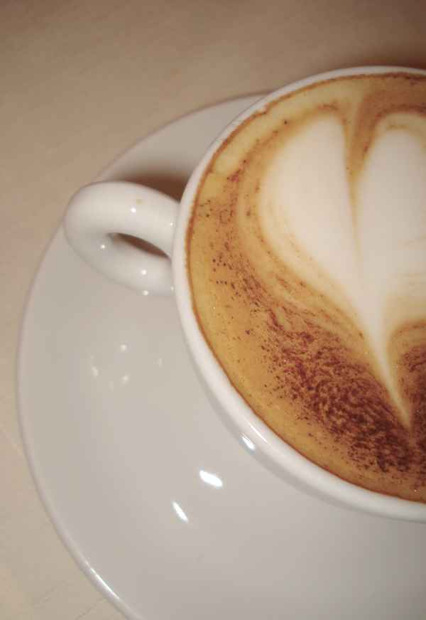 Cappuccino-Herz