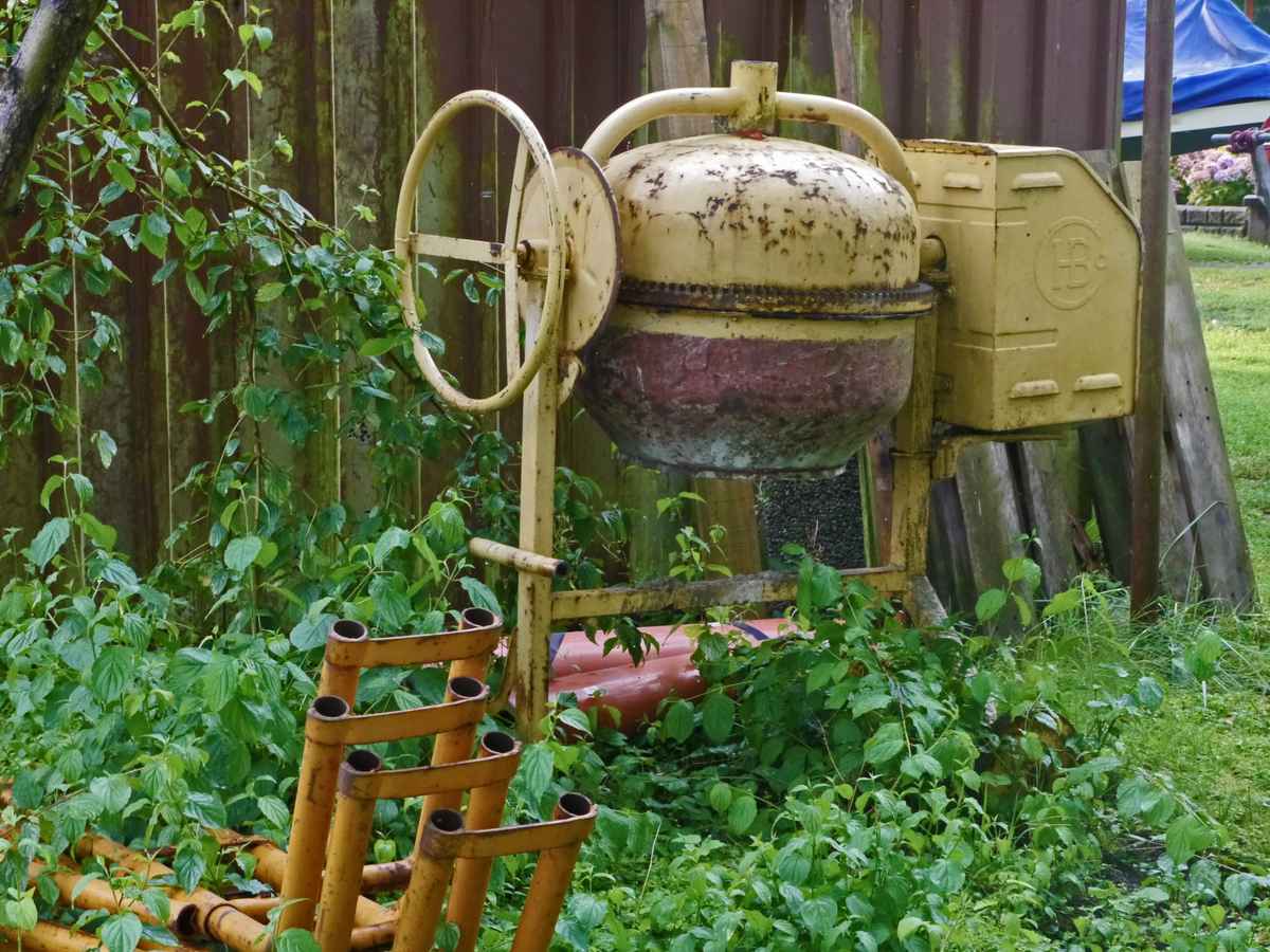 vergessene Mischmaschine