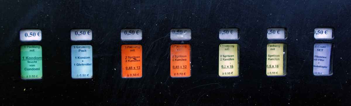 Kondom- und Spritzenautomat