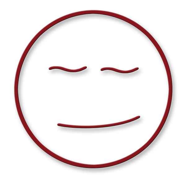 Smiley - zufrieden